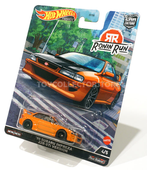 Hot Wheels Ronin Run 98 Subaru Impreza 22B STI Version Car Culture Diecast
